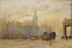 A View of Westminster, London, England-Herbert Menzies Marshall-Framed Giclee Print