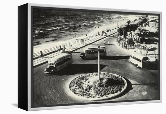 Herbert Samuel Square - Tel Aviv, Israel-null-Framed Premier Image Canvas