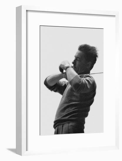 Herbert von Karajan conducting the Berlin Philharmonic. Berlin,1957.-Erich Lessing-Framed Photographic Print