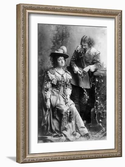Herbert Waring (1857-193) and Winifred Emery (1844-194), Actors, Early 20th Century-Window & Grove-Framed Giclee Print