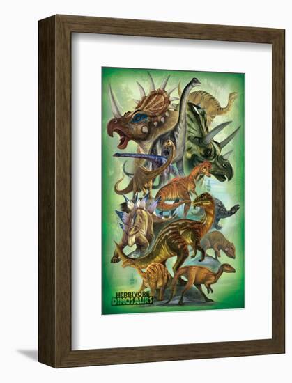 Herbivores-null-Framed Premium Giclee Print