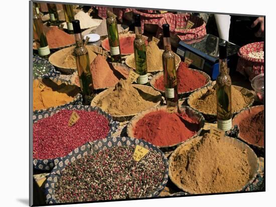 Herbs and Spices, Aix En Provence, Bouches Du Rhone, Provence, France-Roy Rainford-Mounted Photographic Print