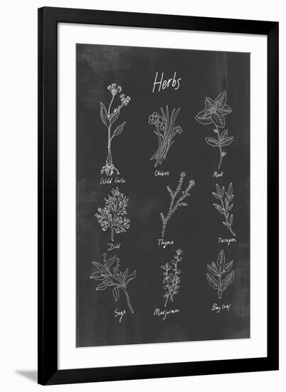 Herbs-Clara Wells-Framed Giclee Print