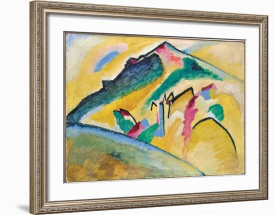 Herbstlandschaft (1911)-Wassily Kandinsky-Framed Art Print