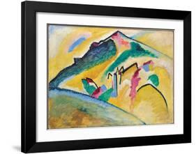 Herbstlandschaft (1911)-Wassily Kandinsky-Framed Art Print