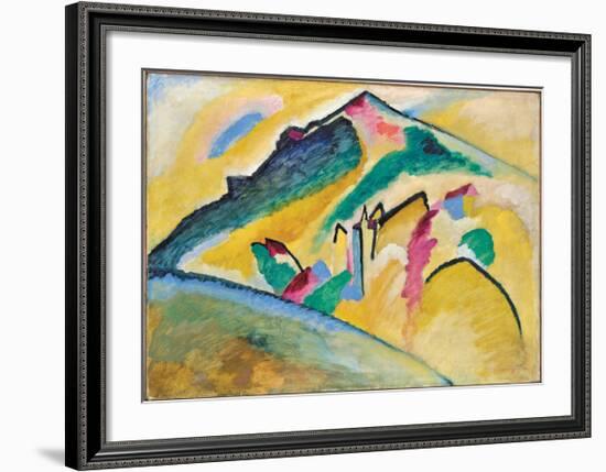 Herbstlandschaft (1911)-Wassily Kandinsky-Framed Art Print