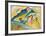 Herbstlandschaft (1911)-Wassily Kandinsky-Framed Art Print