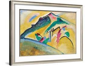 Herbstlandschaft (1911)-Wassily Kandinsky-Framed Art Print