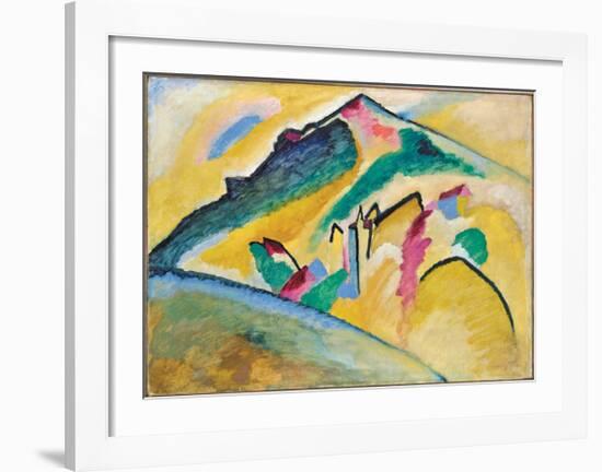 Herbstlandschaft (1911)-Wassily Kandinsky-Framed Art Print