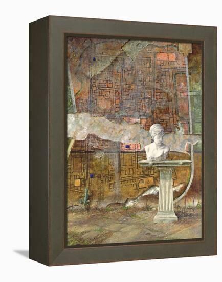 Herculaneum Site Plan, 1994-Trevor Neal-Framed Premier Image Canvas