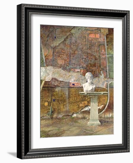 Herculaneum Site Plan, 1994-Trevor Neal-Framed Giclee Print