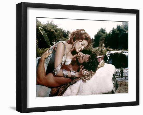 Hercule and la reine by Lydie Hercules Unchained (Ercole e la regina di Lidia ) by PietroFrancisci -null-Framed Photo