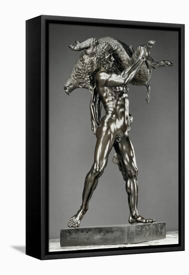 Hercule et le sanglier d'Erymanthe-Pietro Tacca-Framed Premier Image Canvas