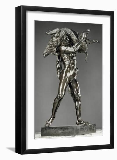Hercule et le sanglier d'Erymanthe-Pietro Tacca-Framed Giclee Print