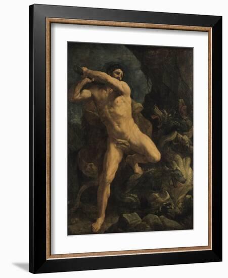 Hercule terrassant l'Hydre de Lerne-Guido Reni-Framed Giclee Print