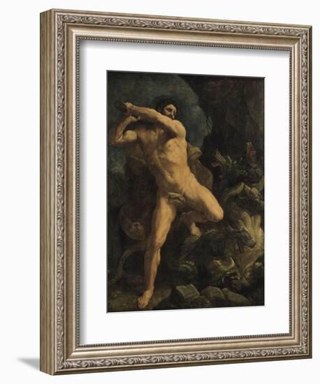 Hercule terrassant l'Hydre de Lerne-Guido Reni-Framed Giclee Print