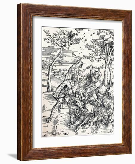 Hercules, 1497-Albrecht Dürer-Framed Giclee Print