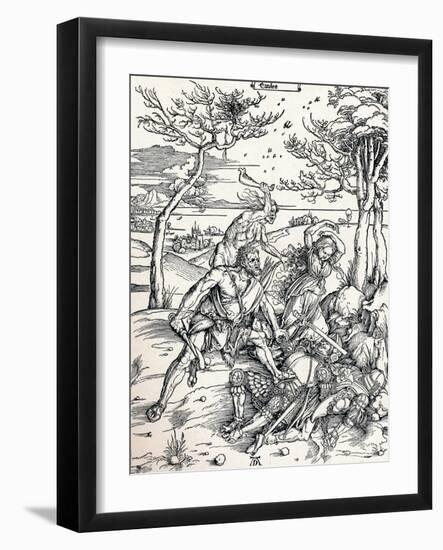 Hercules, 1497-Albrecht Dürer-Framed Giclee Print