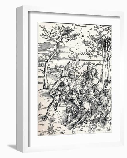 Hercules, 1497-Albrecht Dürer-Framed Giclee Print