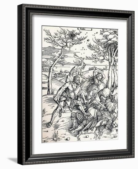 Hercules, 1497-Albrecht Dürer-Framed Giclee Print