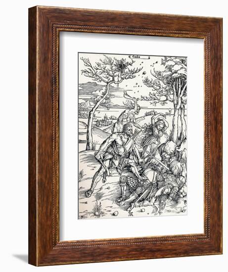 Hercules, 1497-Albrecht Dürer-Framed Giclee Print