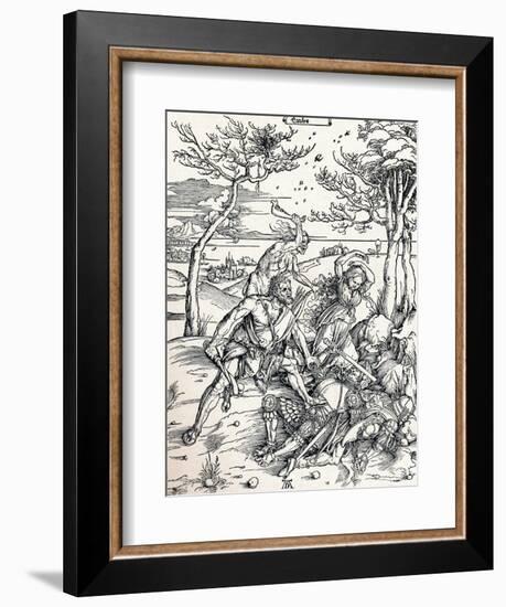 Hercules, 1497-Albrecht Dürer-Framed Giclee Print