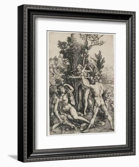 Hercules, 1498-Albrecht Dürer-Framed Giclee Print