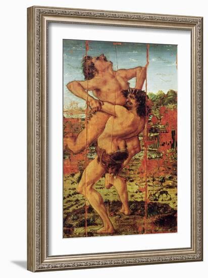 Hercules and Antaeus, 1478-Antonio Pollaiuolo-Framed Giclee Print