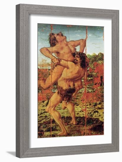 Hercules and Antaeus, 1478-Antonio Pollaiuolo-Framed Giclee Print