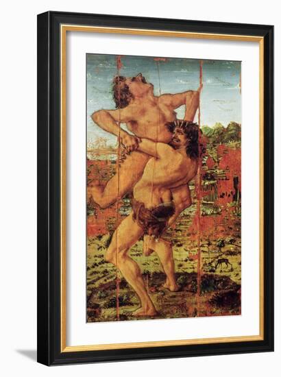 Hercules and Antaeus, 1478-Antonio Pollaiuolo-Framed Giclee Print