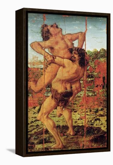 Hercules and Antaeus, 1478-Antonio Pollaiuolo-Framed Premier Image Canvas