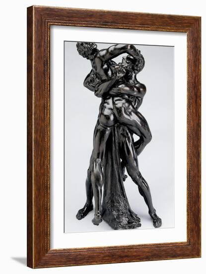 Hercules and Antaeus, C.1625 (Cast Bronze)-Stefano Maderno-Framed Giclee Print