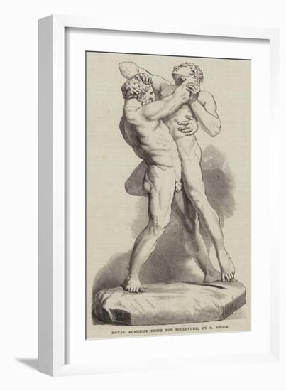 Hercules and Antaeus-null-Framed Giclee Print