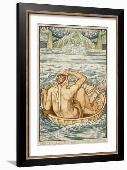 Hercules and Atlas-Walter Crane-Framed Giclee Print