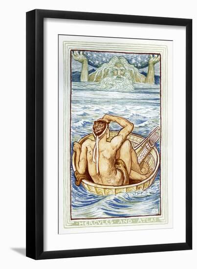 Hercules and Atlas-Walter Crane-Framed Giclee Print