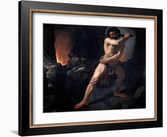 Hercules and Cerberus, C1634-Francisco de Zurbarán-Framed Giclee Print