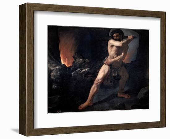 Hercules and Cerberus, C1634-Francisco de Zurbarán-Framed Giclee Print