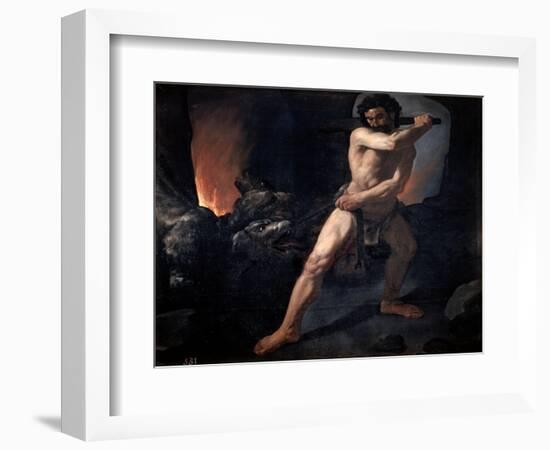 Hercules and Cerberus, C1634-Francisco de Zurbarán-Framed Giclee Print