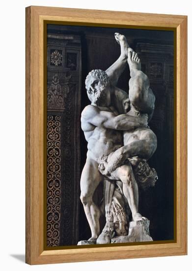 Hercules and Diomede, C Mid 16th Century-Vicenzo di Raffaello de Rossi-Framed Premier Image Canvas