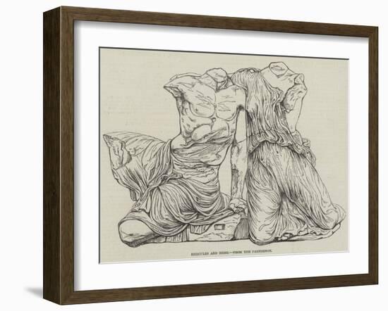 Hercules and Hebe, from the Parthenon-null-Framed Giclee Print