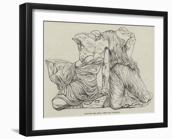 Hercules and Hebe, from the Parthenon-null-Framed Giclee Print