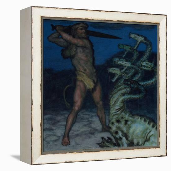 Hercules and Hydra-Franz von Stuck-Framed Premier Image Canvas