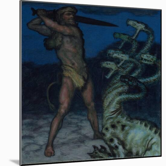 Hercules and Hydra-Franz von Stuck-Mounted Giclee Print