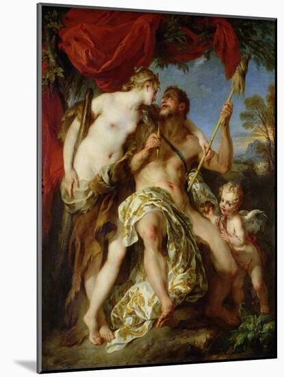 Hercules and Omphale, 1724-Francois Lemoyne-Mounted Giclee Print