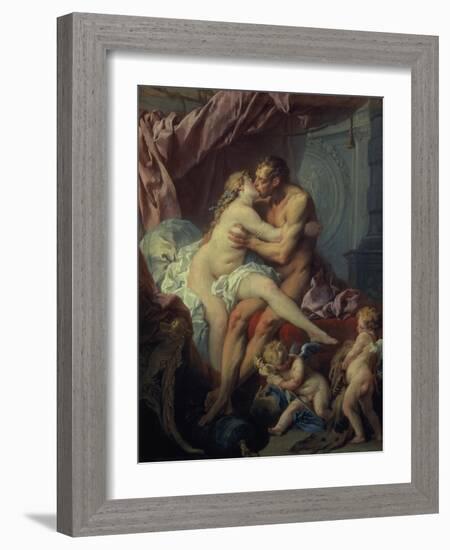 Hercules and Omphale, 1730-Francois Boucher-Framed Giclee Print