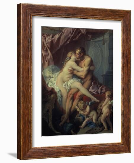 Hercules and Omphale, 1730-Francois Boucher-Framed Giclee Print