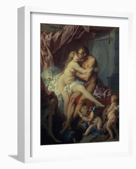 Hercules and Omphale, 1730-Francois Boucher-Framed Giclee Print