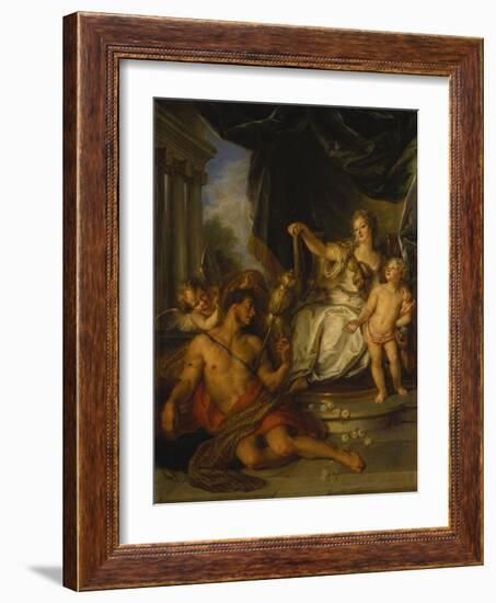 Hercules and Omphale, 1731-Charles Antoine Coypel-Framed Giclee Print