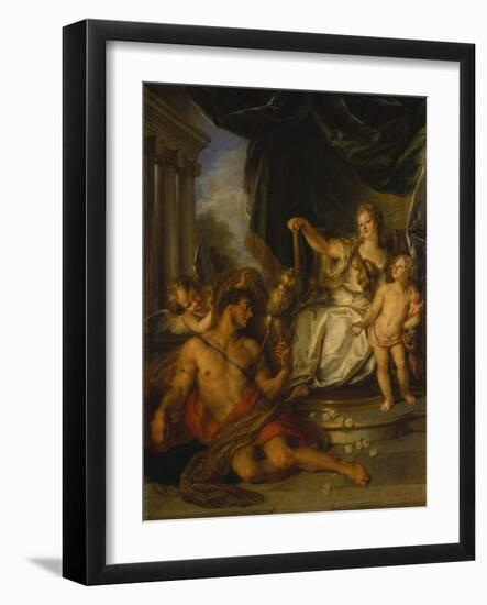 Hercules and Omphale, 1731-Charles Antoine Coypel-Framed Giclee Print