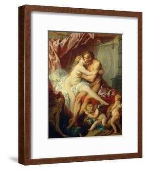 Hercules and Omphale-Francois Boucher-Framed Giclee Print